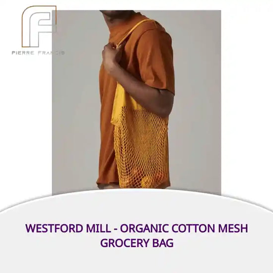 Westford Mill - Organic Cotton Mesh Grocery Bag by@Outfy