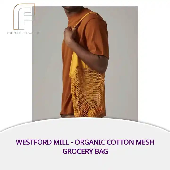 Westford Mill - Organic Cotton Mesh Grocery Bag by@Outfy