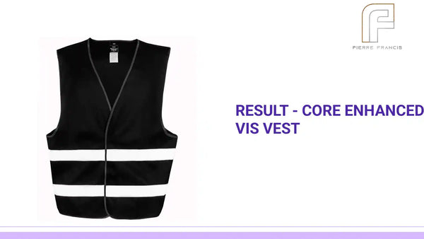 Result - Core Enhanced Vis Vest - RS200E BLK XS
