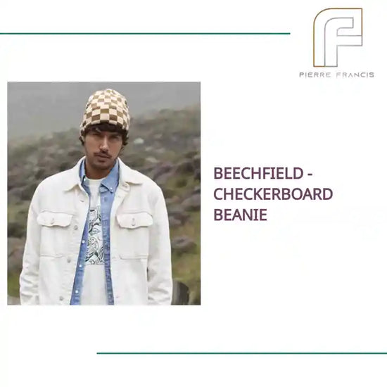 Beechfield - Checkerboard Beanie by@Outfy