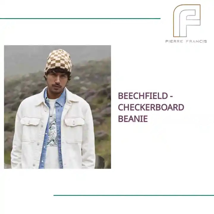 Beechfield - Checkerboard Beanie by@Outfy