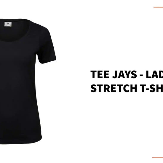 Tee Jays - Ladies Stretch T-Shirt - T450 BLK S
