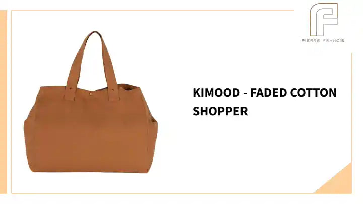 Kimood - Faded Cotton Shopper by@Outfy