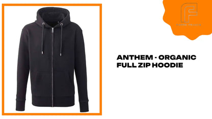 Anthem - Organic Full Zip Hoodie by@Outfy