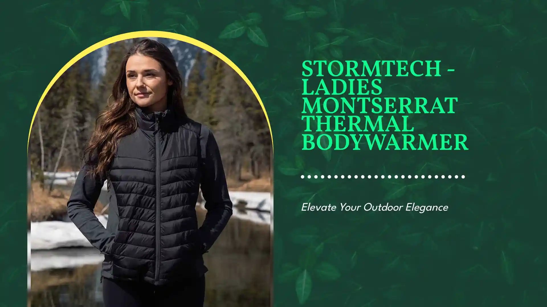 Stormtech - Ladies Montserrat Thermal Bodywarmer - PDV1W BK/GR XS