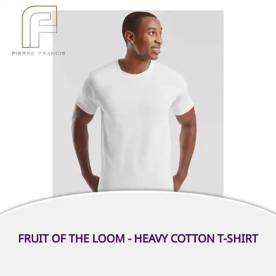 Fruit of the Loom - Heavy Cotton T-Shirt - SA101 WHI S