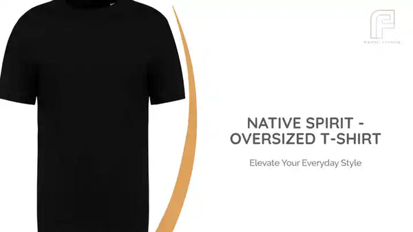 Native Spirit - Oversized T-Shirt by@Outfy
