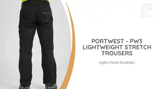 Portwest - PW3 Lightweight Stretch Trousers by@Outfy