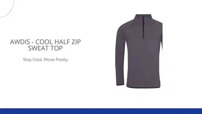 AWDis - Cool Half Zip Sweat Top by@Outfy
