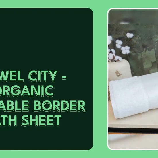 Towel City - Organic Printable Border Bath Sheet by@Outfy