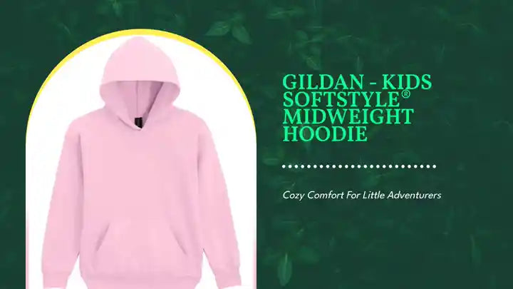 Gildan - Kids SoftStyle&reg; Midweight Hoodie by@Outfy