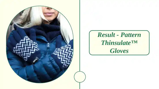 Result - Pattern Thinsulate&trade; Gloves by@Outfy