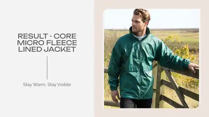Result - Core Micro Fleece Lined Jacket by@Outfy