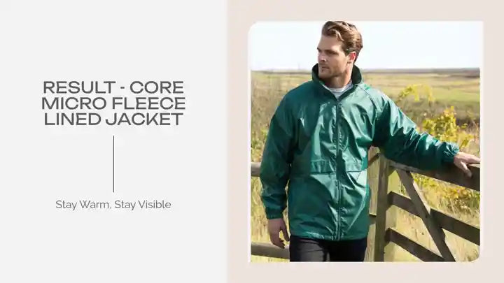 Result - Core Micro Fleece Lined Jacket by@Outfy