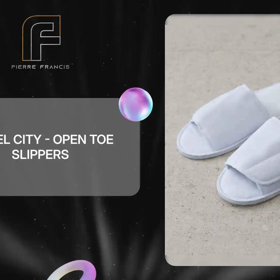 Towel City - Open Toe Slippers by@Outfy