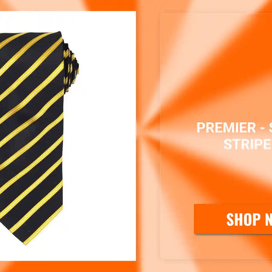 Premier - Sports Stripe Tie by@Outfy