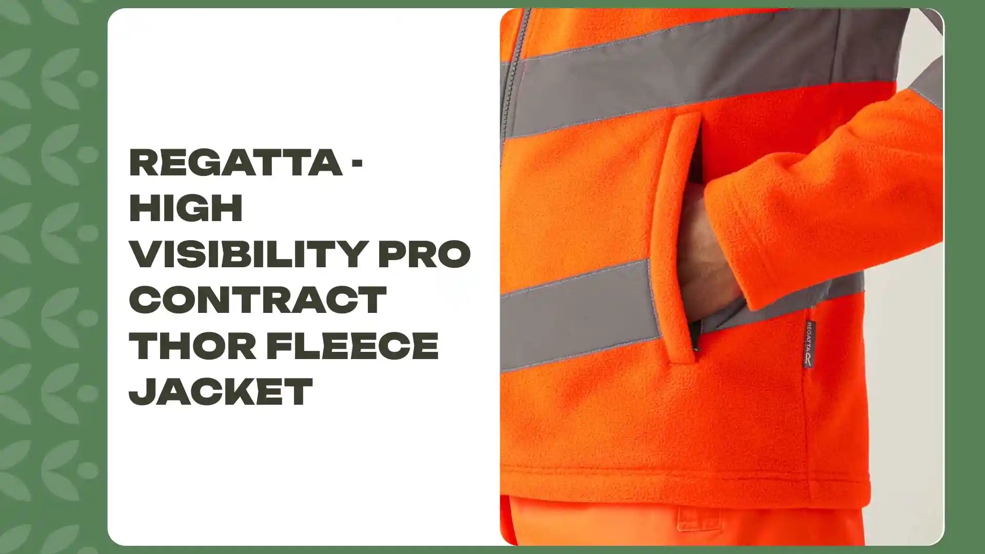 Regatta - High Visibility Pro Contract Thor Fleece Jacket by@Outfy