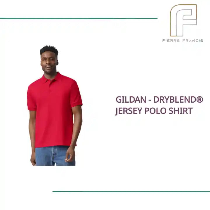 Gildan - DryBlend&reg; Jersey Polo Shirt by@Outfy