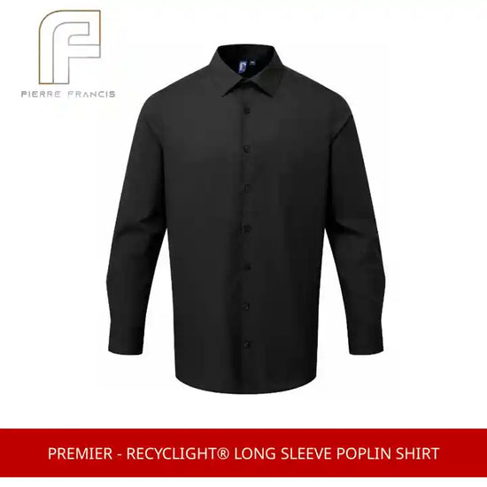 Premier - Recyclight&reg; Long Sleeve Poplin Shirt by@Outfy