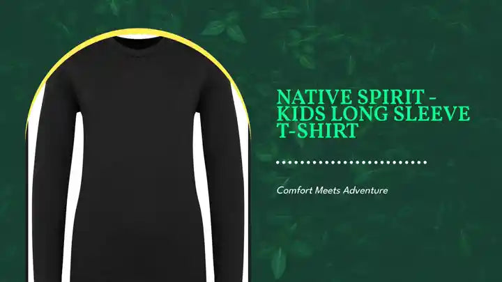 Native Spirit - Kids Long Sleeve T-Shirt by@Outfy