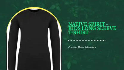Native Spirit - Kids Long Sleeve T-Shirt by@Outfy
