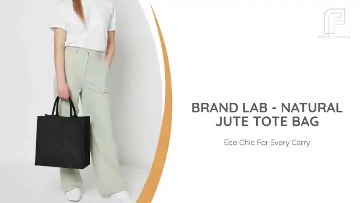 Brand Lab - Natural Jute Tote Bag by@Outfy