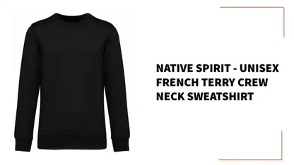 Native Spirit - Unisex French Terry Crew Neck Sweatshirt by@Outfy