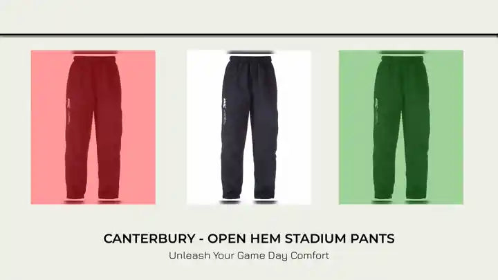 Canterbury - Open Hem Stadium Pants by@Outfy