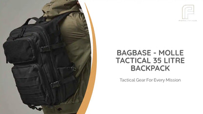 BagBase - MOLLE Tactical 35 Litre Backpack - BG850 BLK ONE