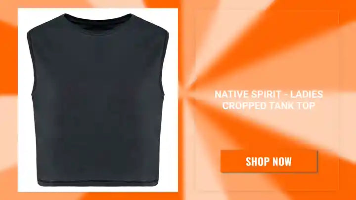 Native Spirit - Ladies Cropped Tank Top by@Outfy