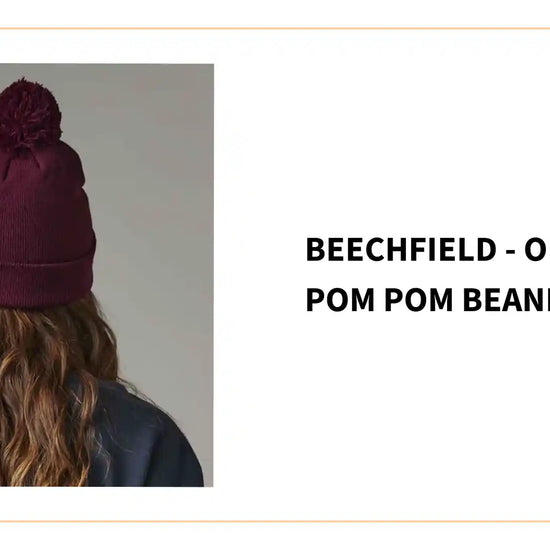 Beechfield - Original Pom Pom Beanie - BB426 BLK ONE