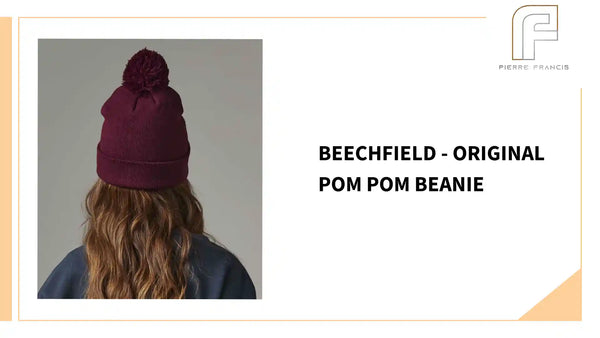 Beechfield - Original Pom Pom Beanie - BB426 BLK ONE