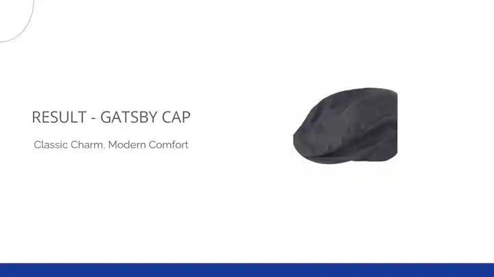 Result - Gatsby Cap by@Outfy
