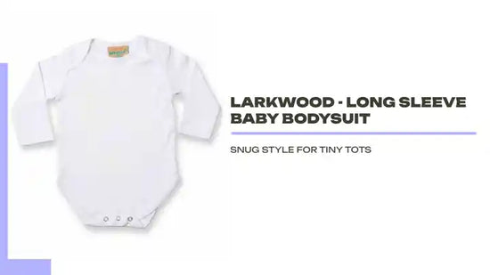 Larkwood - Long Sleeve Baby Bodysuit by@Outfy