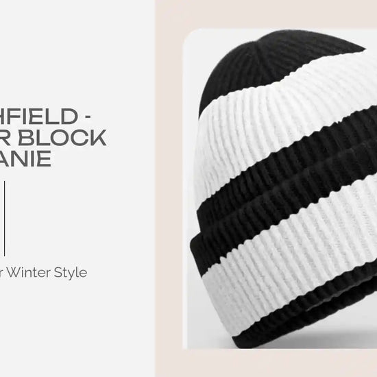 Beechfield - Colour Block Beanie by@Outfy