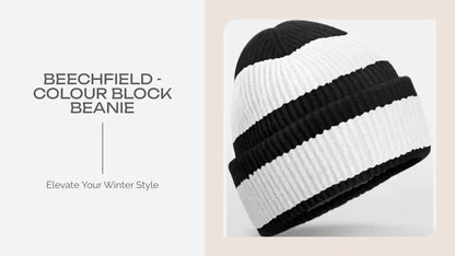 Beechfield - Colour Block Beanie by@Outfy
