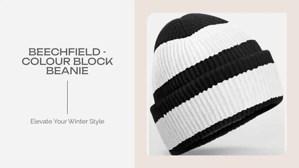 Beechfield - Colour Block Beanie by@Outfy