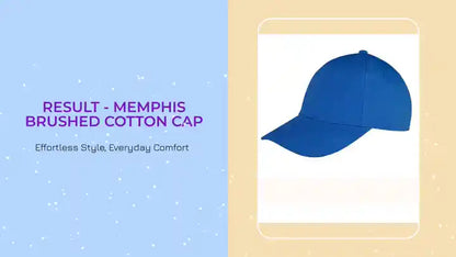 Result - Memphis Brushed Cotton Cap by@Outfy
