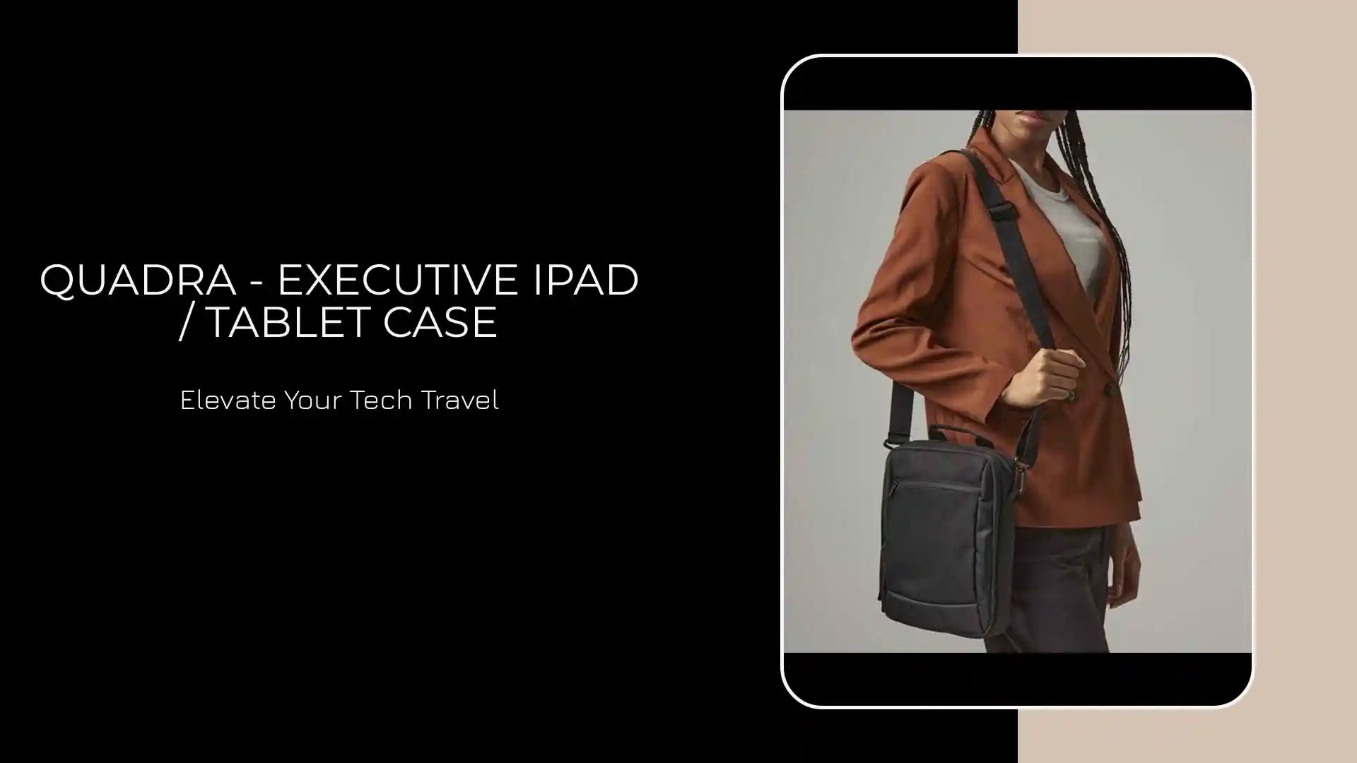 Quadra - Executive iPad / Tablet Case - QD264 BLK ONE