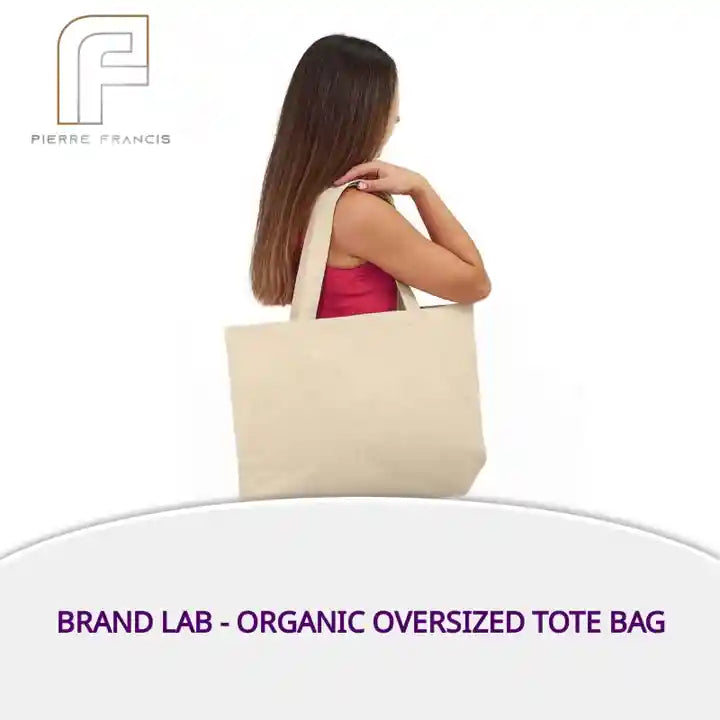 Brand Lab - Organic Oversized Tote Bag by@Outfy