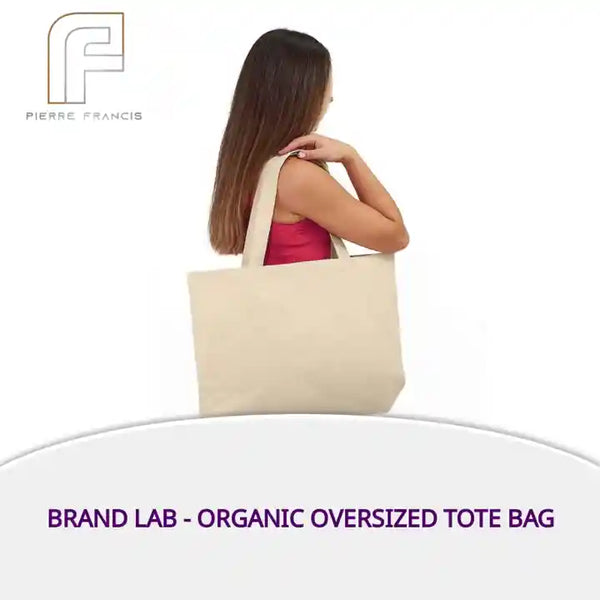 Brand Lab - Organic Oversized Tote Bag by@Outfy