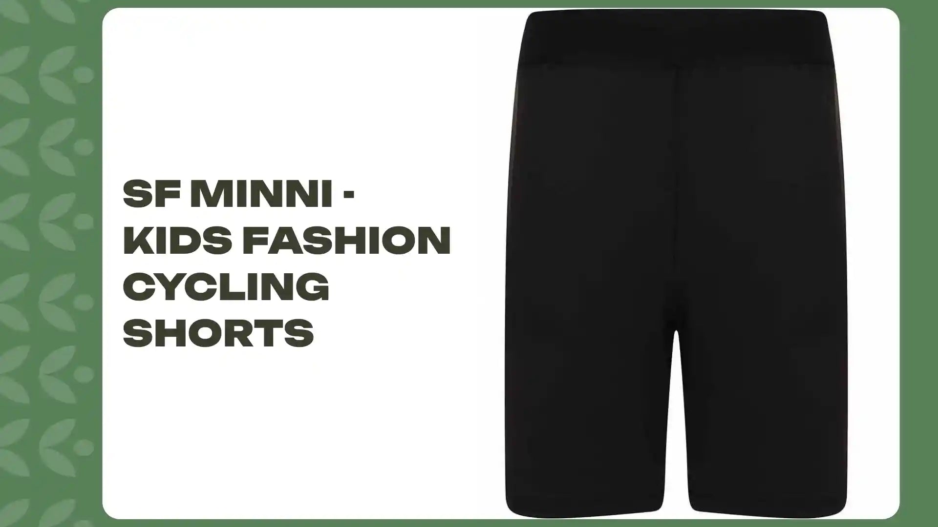 SF Minni - Kids Fashion Cycling Shorts by@Outfy