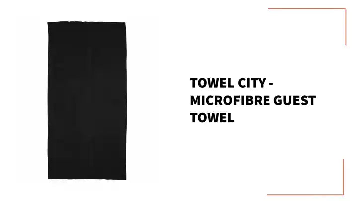 Towel City - Microfibre Guest Towel by@Outfy