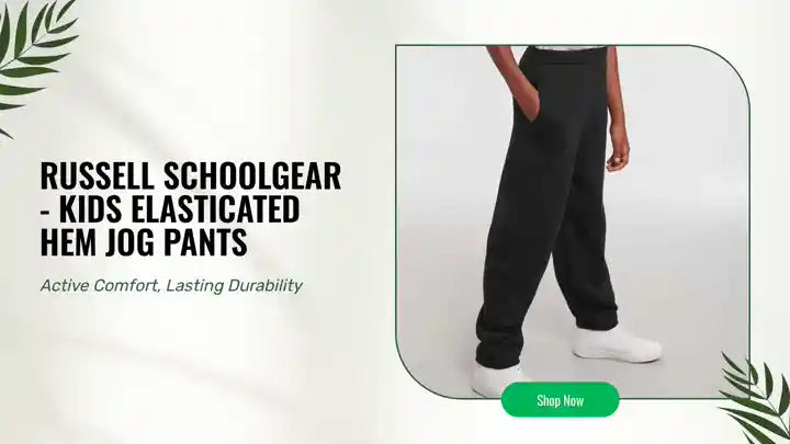 Russell Schoolgear - Kids Elasticated Hem Jog Pants by@Outfy