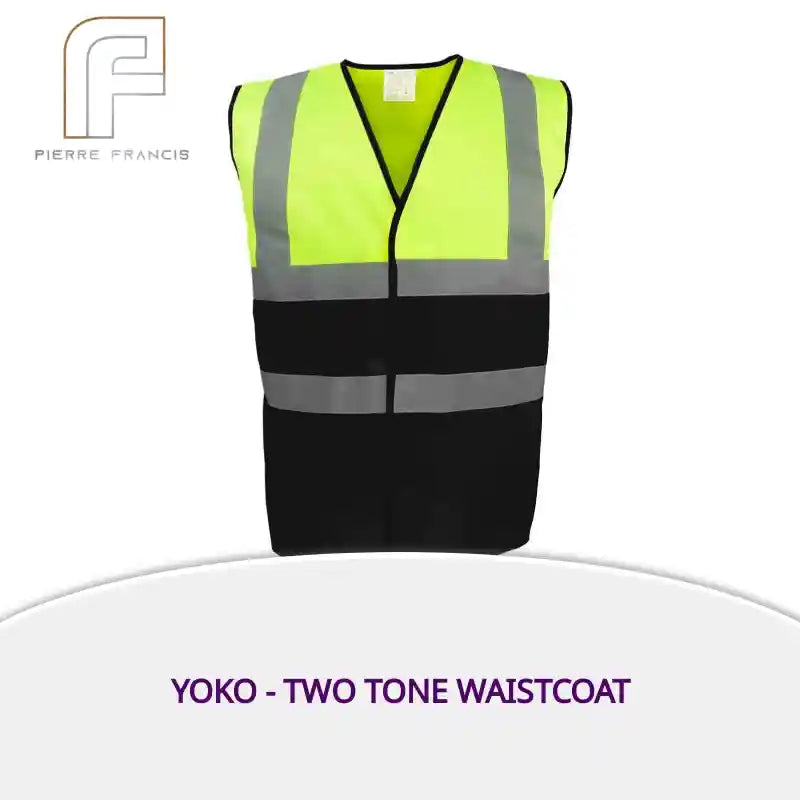 Yoko - Two Tone Waistcoat by@Outfy