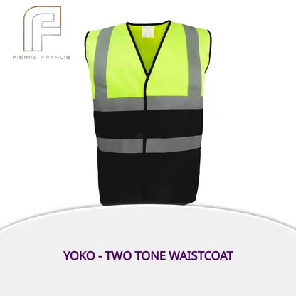 Yoko - Two Tone Waistcoat by@Outfy