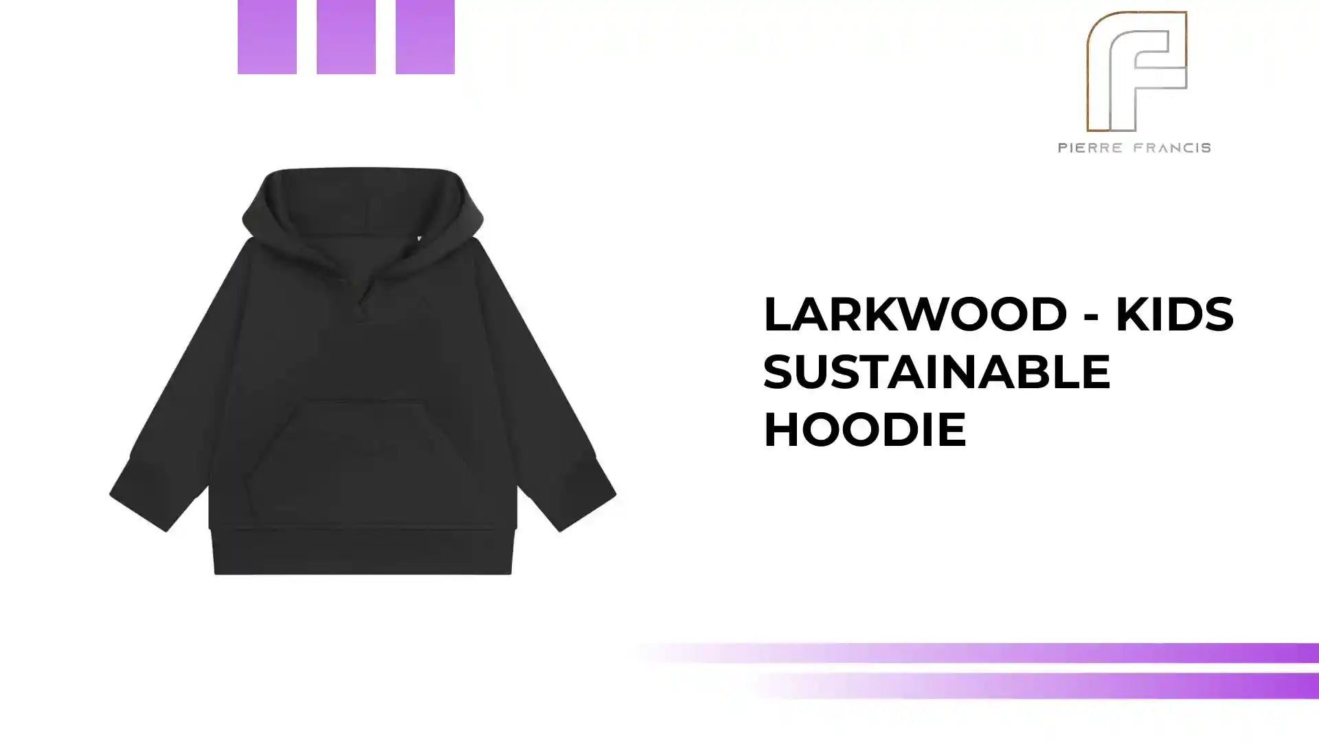 Larkwood - Kids Sustainable Hoodie by@Outfy