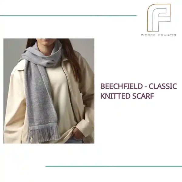 Beechfield - Classic Knitted Scarf by@Outfy