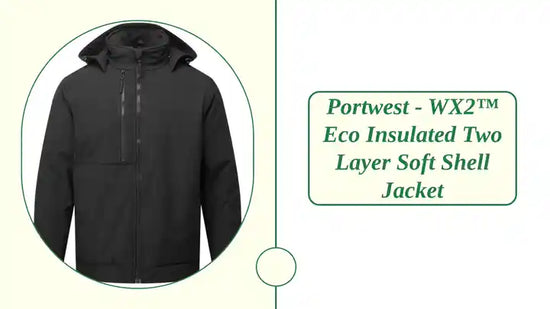 Portwest - WX2&trade; Eco Insulated Two Layer Soft Shell Jacket by@Outfy