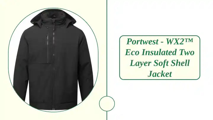 Portwest - WX2&trade; Eco Insulated Two Layer Soft Shell Jacket by@Outfy